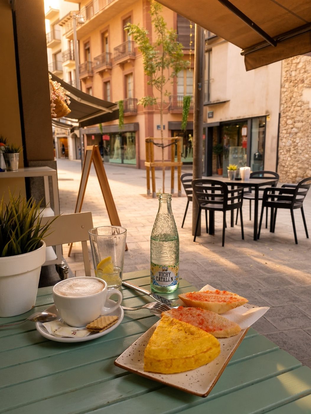 Esmorzar a la terrassa de La Löla